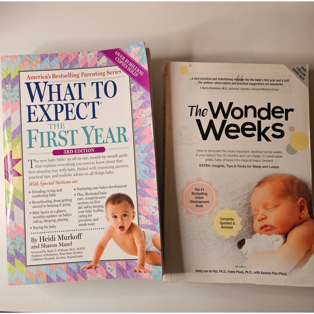What to Expect the First Year & The Wonder Weeks Parenting Books